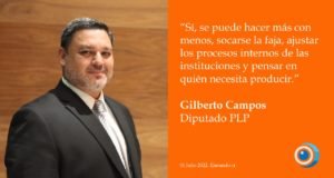 Si existe posibilidad en la administración pública de hacer más con menos, resalta Gilberto Campos